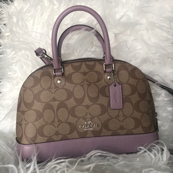 NEW Coach Mini Sierra Satchel in Signature Canvas - Picture 2 of 5